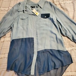 NWT Lane Bryant Button Top